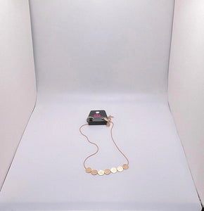 Slimmer Glimmer - Gold Chocker Necklace - Fashion Fix Exclusive - April 2022