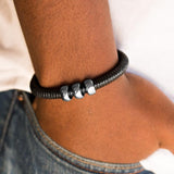 One For The Trail - Black Urban Tie Bracelet